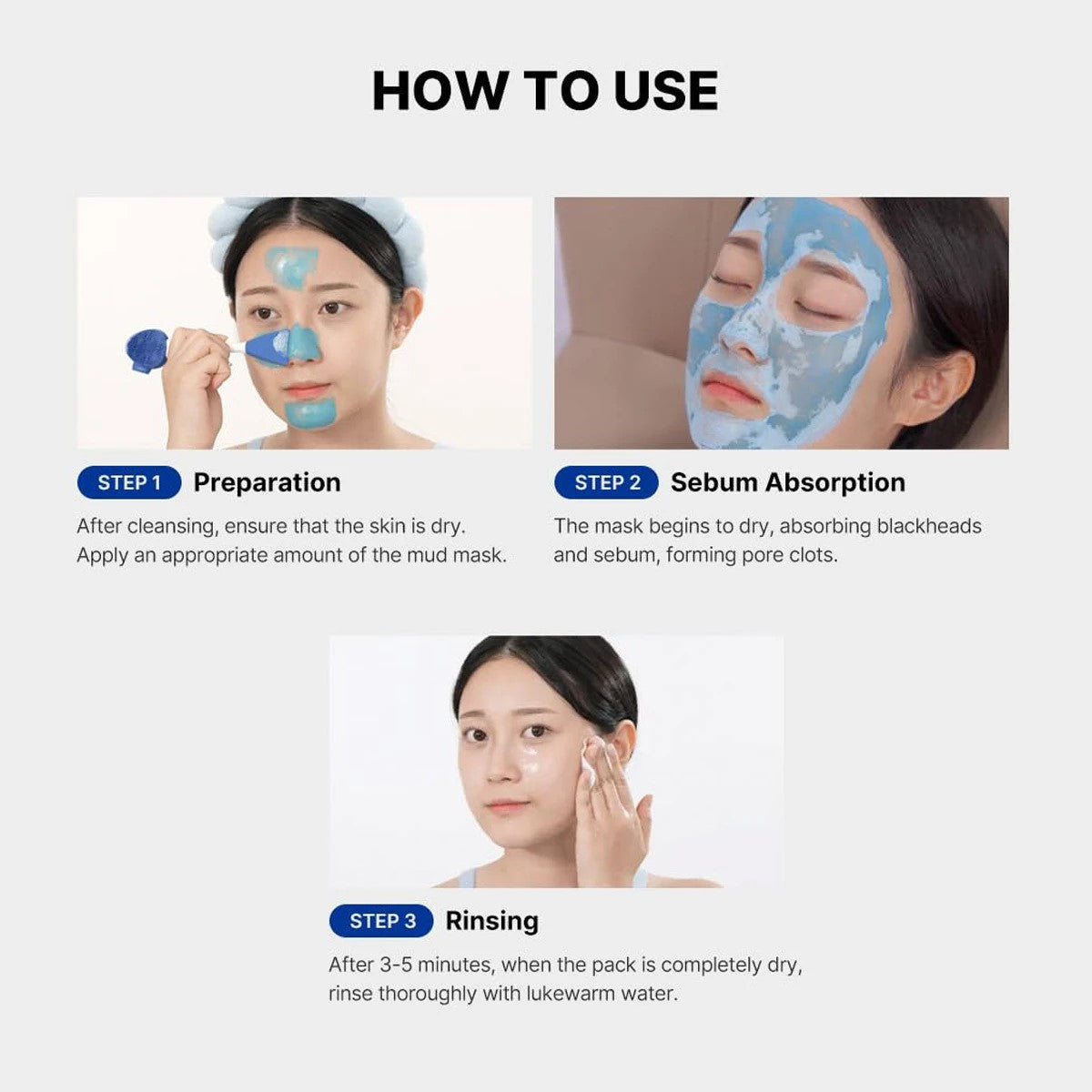Medicube Zero Pore Blackhead Lermask - Hudkylning & Porminskning